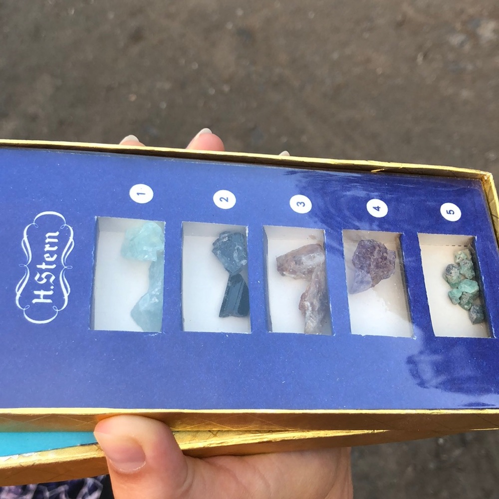 Packet of crystals. Collectible crystals